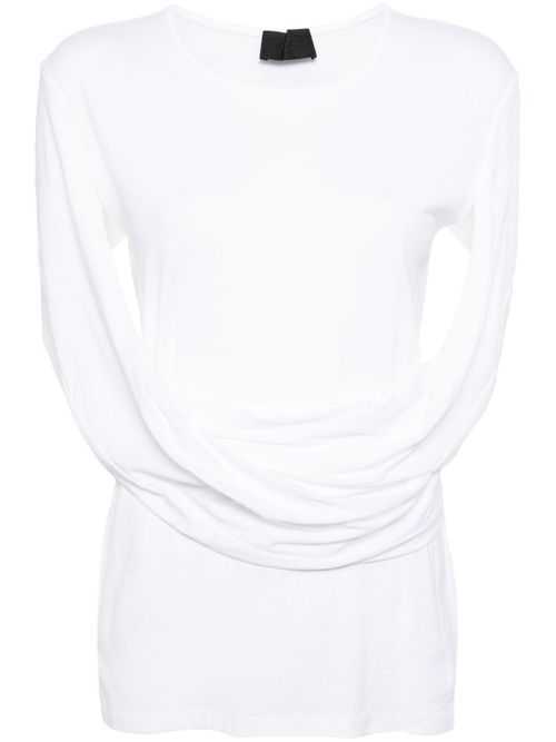 Straightjacket cotton top - White