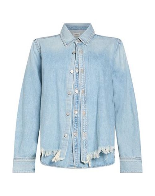 Woman Denim outerwear Blue Size L Cotton, Post