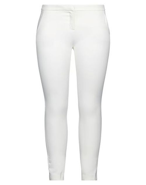 Woman Pants Ivory Size 4 Polyester, Elastane