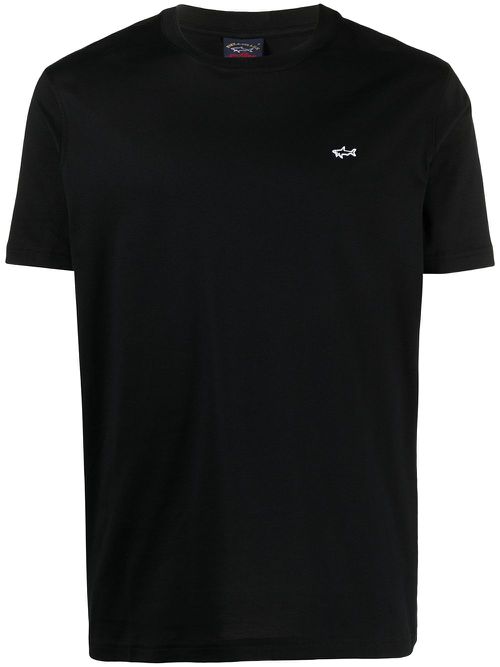 Shark motif T-shirt - Black
