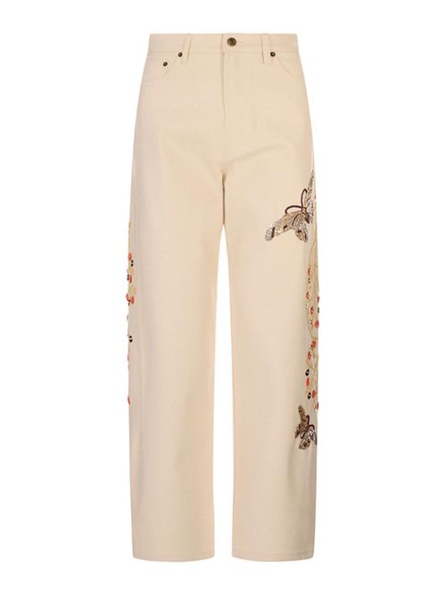 The Barrel Jean Embroidered