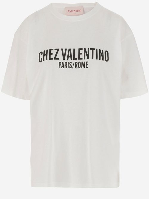 Chez Print Cotton Jersey T-shirt