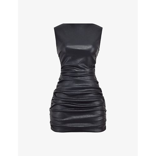 mars mini dress Sculpt Mini Dress in Brown – Sleek & Body-Contouring Fit UK 8