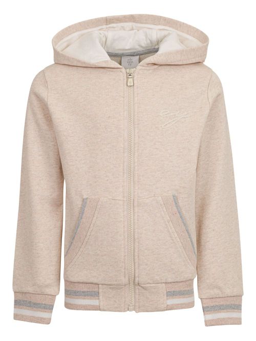 Eleventy Kids zip-up hoodie - Neutrals