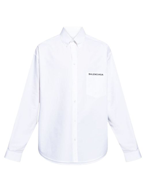 Men's Logo Cotton Shirt