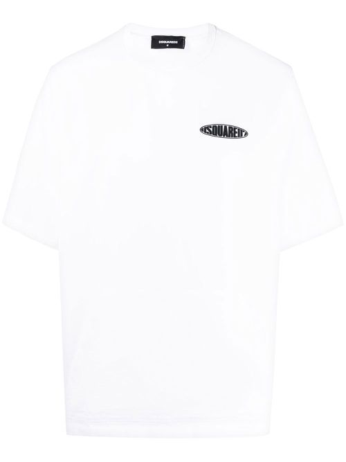 Logo-print cotton T-shirt - White