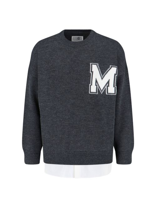 Architectural Wool-Acrylic Sweater