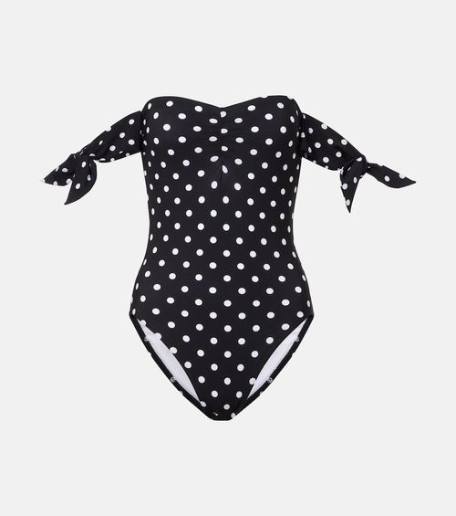 Polka-dot swimsuit