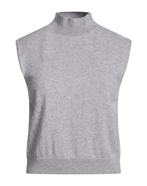 Woman Turtleneck Light grey Size ONESIZE Wool, Cashmere, Metallic fiber