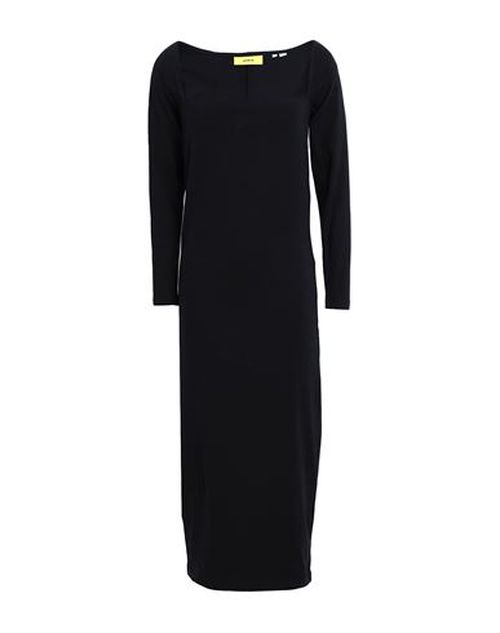 Woman Midi dress Black Size XS Cotton, Elastane