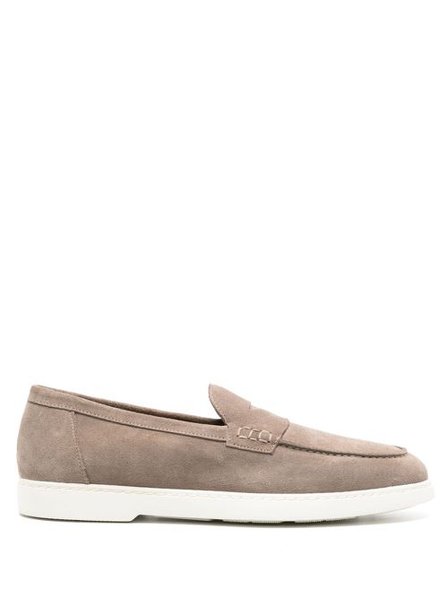 Penny-slot suede loafers - Grey