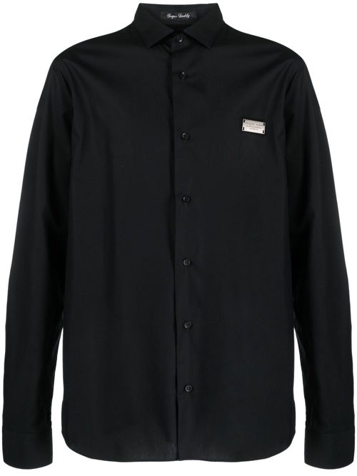 Sugar Daddy embellished-skull shirt - Black