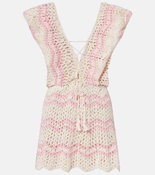 Melissa crochet cotton minidress
