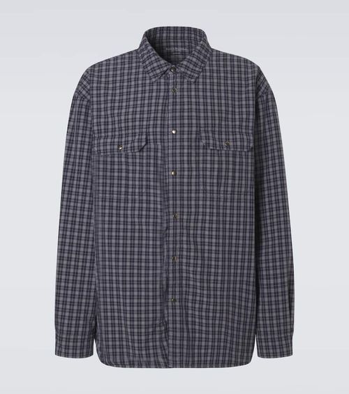 Padded reversible overshirt