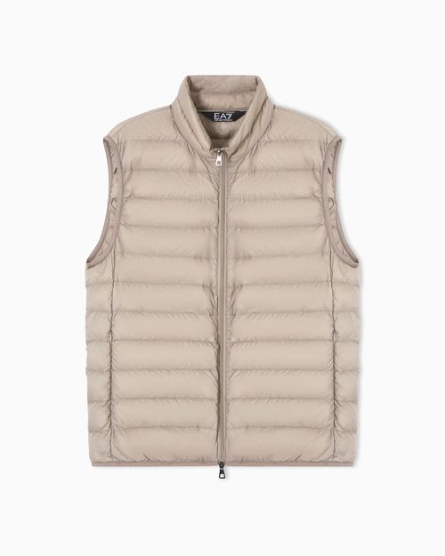 Packable gilet with zip and down padding Core Identity