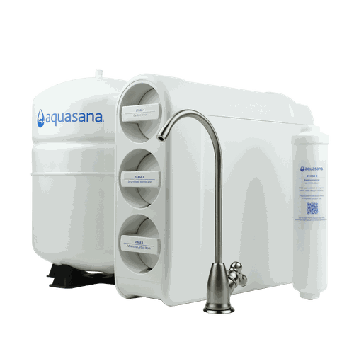 Smartflow® Reverse Osmosis Water Filter Removes Up to 99.99% of 90 Contaminants Certified to NSF/ANSI 42, 53, 58 & 401 Brushed Nickel
