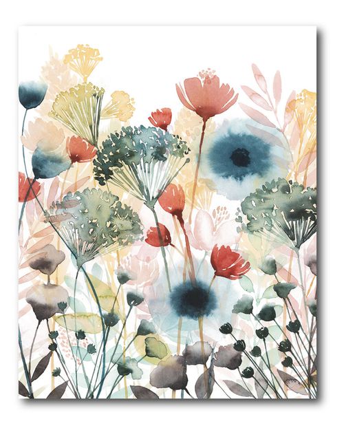 Wall Decor Watercolor Blooms I