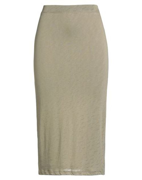 Samsøe Φ Samsøe Woman Midi skirt Khaki Size L Lyocell, Organic cotton