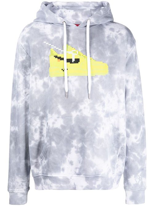 Volt tie-dye pullover hoodie - Grey