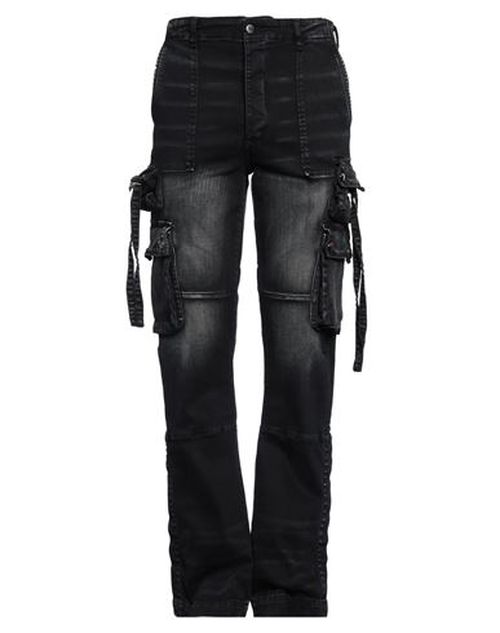 Man Denim pants Black