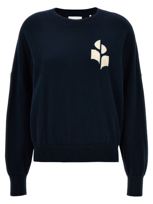 Marisans Wool-cotton Blend Crew-neck Sweater