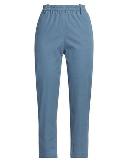 Woman Pants Azure Size 4 Cotton