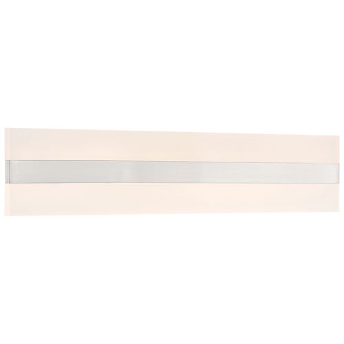 Netherton 2-Light LED Bathroom Vanity Light in Brushed Stee