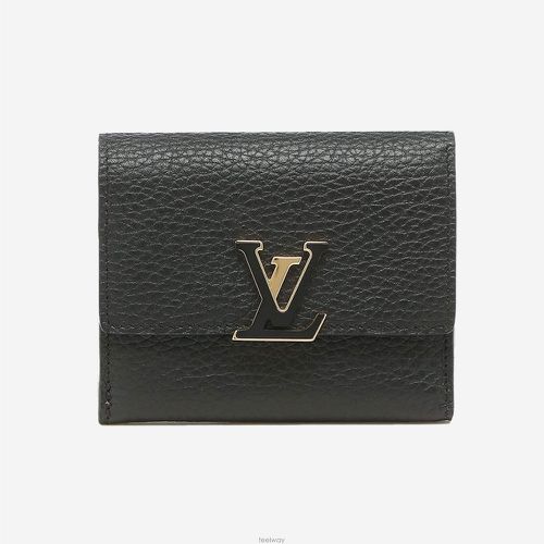 Louis Vuitton Bicolor Black Noir Pink Leather Coin Purse/Coin Case Pre-Owned