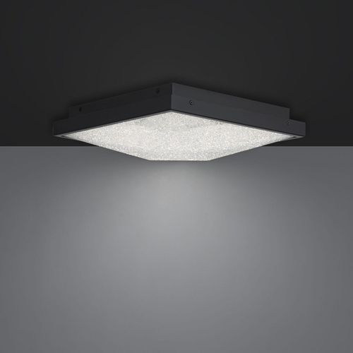 Aged Brass LED Flush Mount from the Wisteria Collection