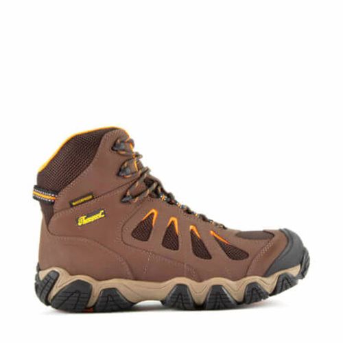 Men's Crosstrex Waterproof 6" Composite Toe Hiking Boots In Brown/orange