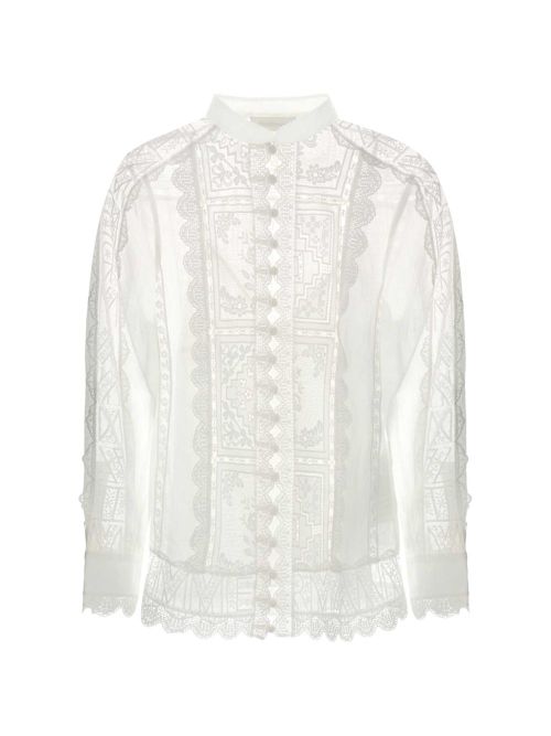 Aster Blouse — Ivory