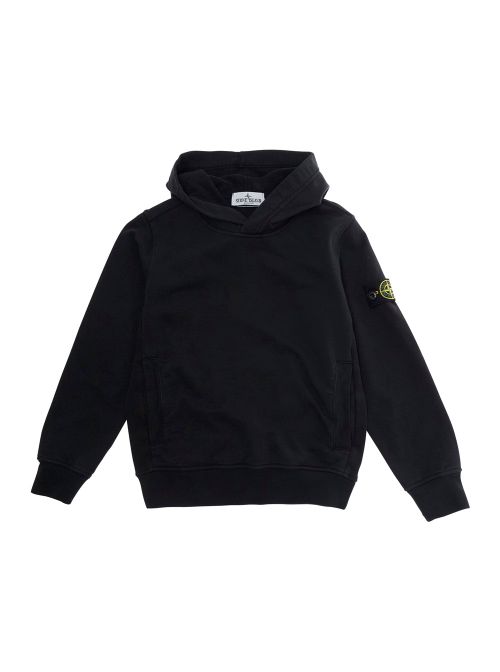 Cotton Hoodie — Black