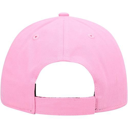 Girls Youth Pink Las Vegas Raiders Rose MVP Adjustable Hat