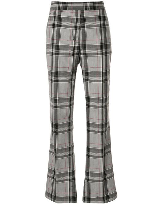 Straight Leg Plaid Pant - MULTI