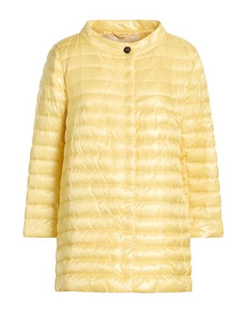 Iconico Woman Puffer Yellow Size 2 Polyamide, Cotton, Acetate