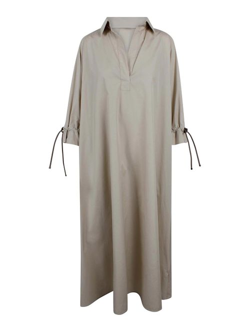 Oversized cotton poplin dress
