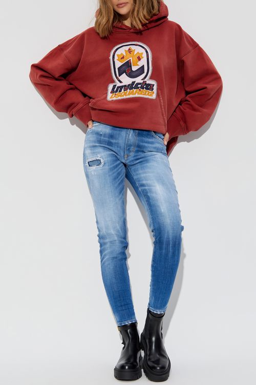 Jeans High Waits Twiggy Jean, Women's, Blue