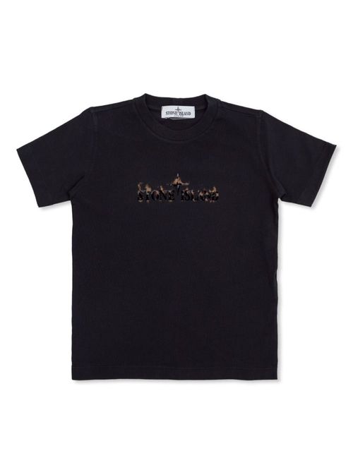 Boys Black Logo T-Shirt
