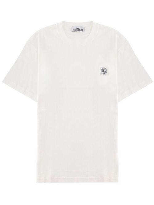 White Logo Crew Neck T-Shirt