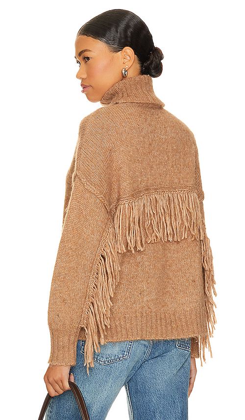 Line & Dot Parker Sweater in Tan. L. Also in