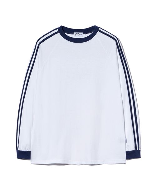 Essential Track Long Sleeve White