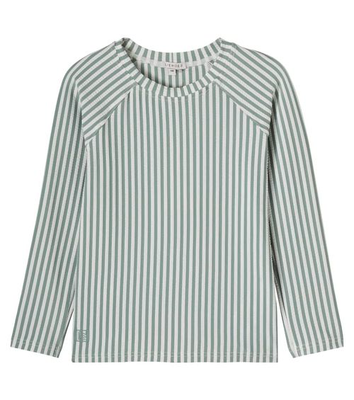 Noah striped seersucker rashguard top