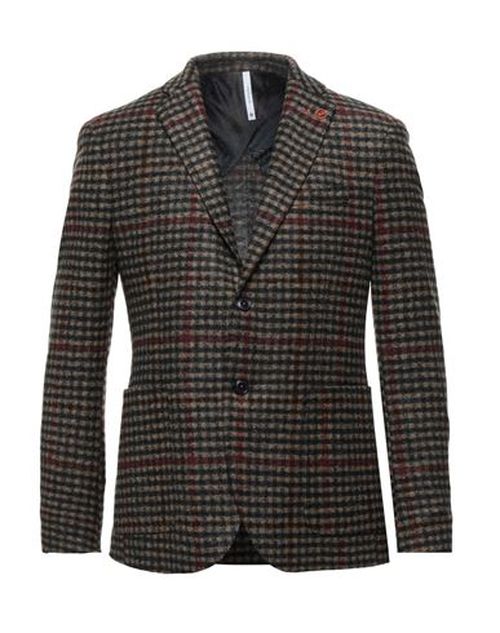 Man Blazer Black Size 40 Acrylic, Virgin Wool, Polyester