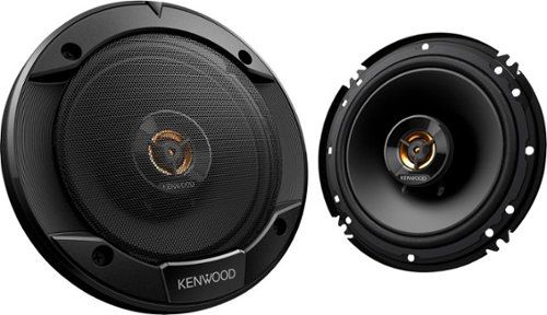 "Road Series 6-1/2"" 2-Way Car Speakers with Cloth Cones (Pair) - Black"
