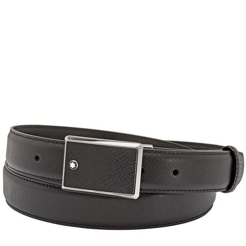Black Saffiano Leather Belt 114421