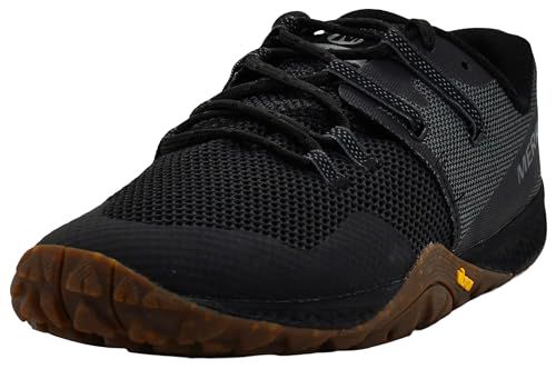 Merrell womens Trail Glove 6 Sneaker, Black, 9 US