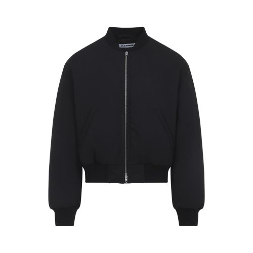 Black Regular Bomber Jacket