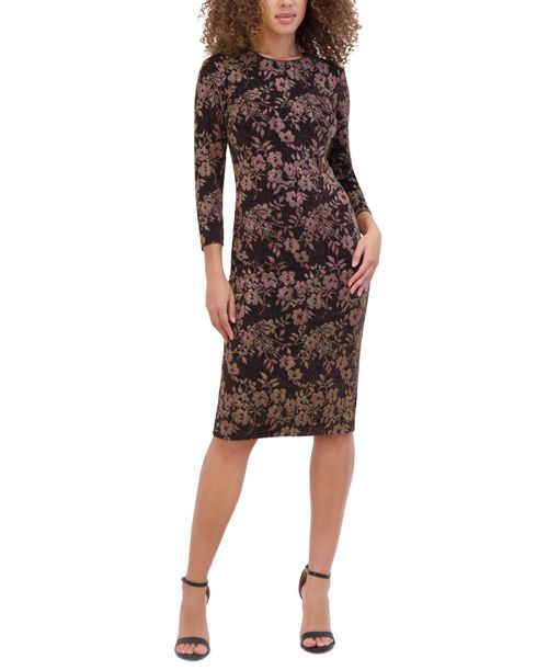 slim fit dress slacks Taupe Sequin Maxi Dress | DRESSES main image 0
