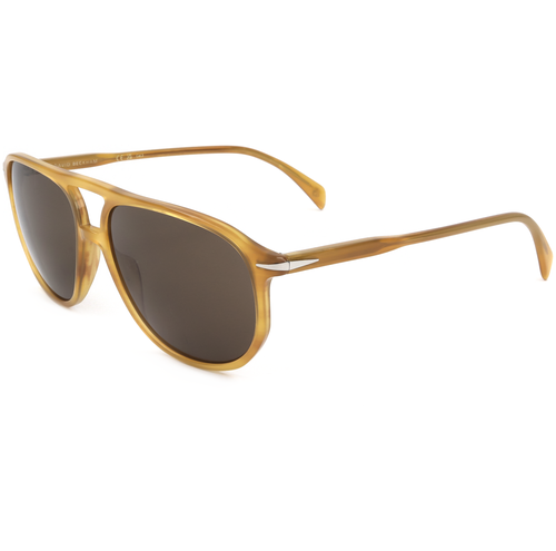 Men's 58 mm Yellow Sunglasses