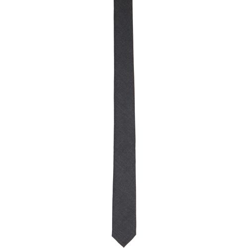 Gray Twill Classic Tie